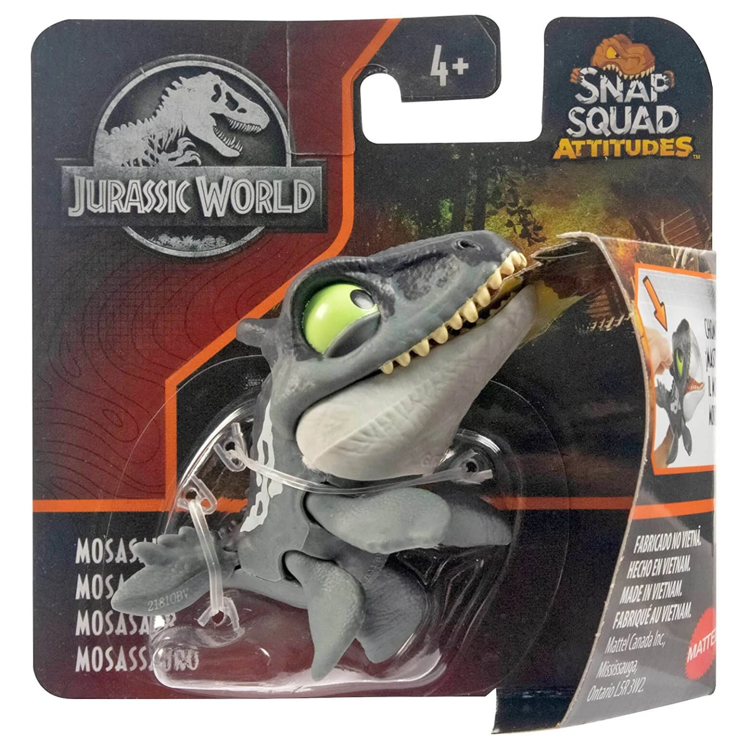 Jurassic World Snap Squad Attitudes Collectible Dinosaur 8cm 1 Jurassic World Snap Squad Attitudes Collectible Dinosaur 8cm