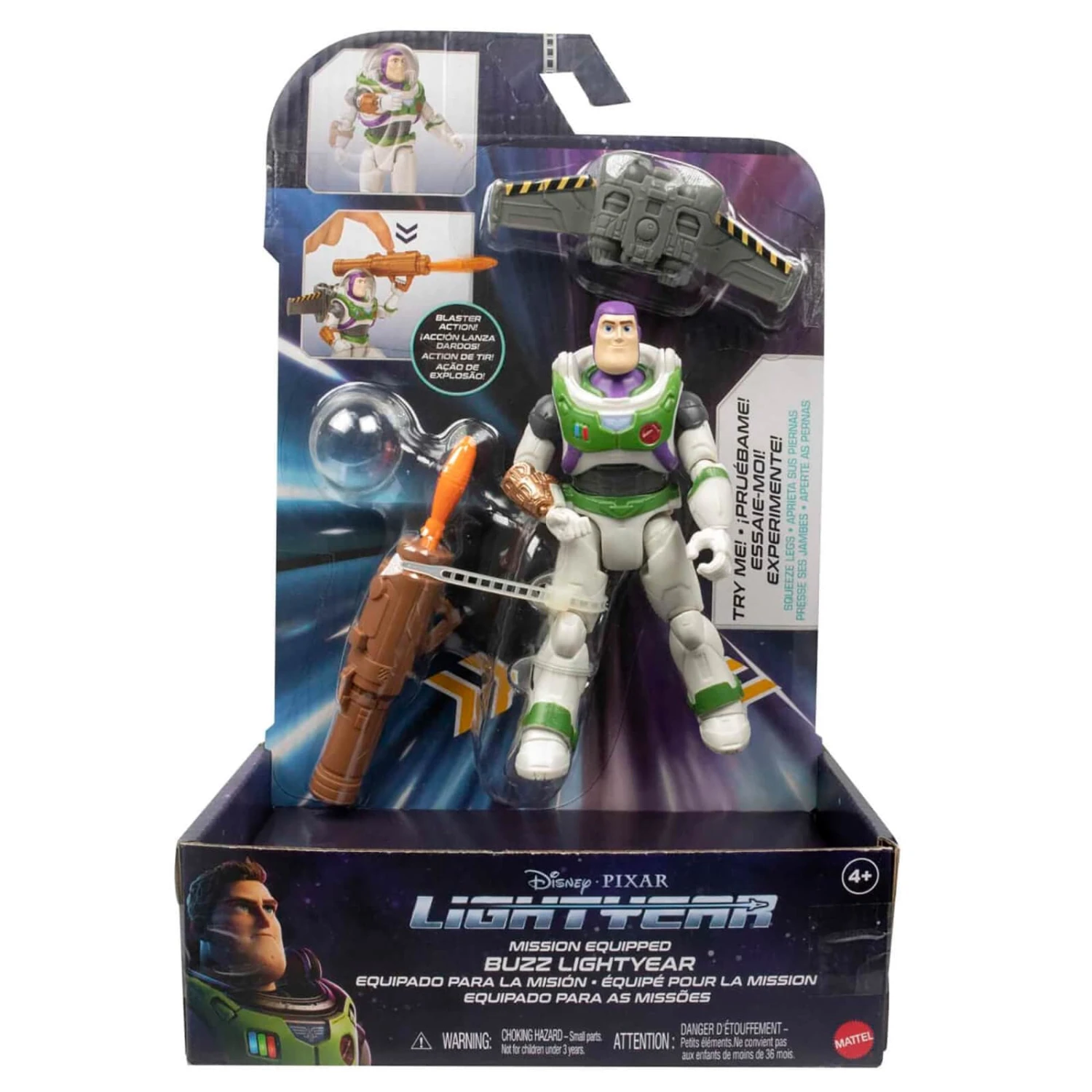 Disney Buzz Lightyear Mission Equipped Action Figure Blaster 13cm 1 Disney Buzz Lightyear Mission Equipped Action Figure Blaster 13cm