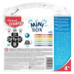 Helix Build & Colour Mini Velvet Money Box Maped Creativ 7cm Age 4+ -Toy Promotion Store EXO907013 4 opt