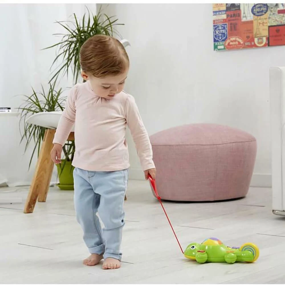 Pull Along Curious Chameleon Toy Music Sounds Learn 25cm 3 Pull Along Curious Chameleon Toy Music Sounds Learn 25cm - Image 3