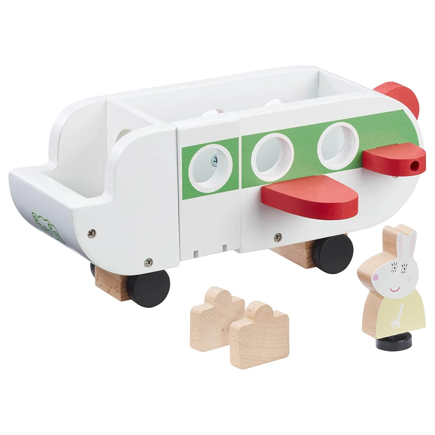 Peppa Pig Wooden Aeroplane Miss Rabbit Figure Suitcases 3 Peppa Pig Wooden Aeroplane Miss Rabbit Figure Suitcases - Image 3