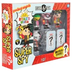 Ryan's World Super Spy Figures 6 Pack With 2 Mystery Agents 5 Ryan's World Super Spy Figures 6 Pack With 2 Mystery Agents -Toy Promotion Store GRA200066 6462 006 3 opt