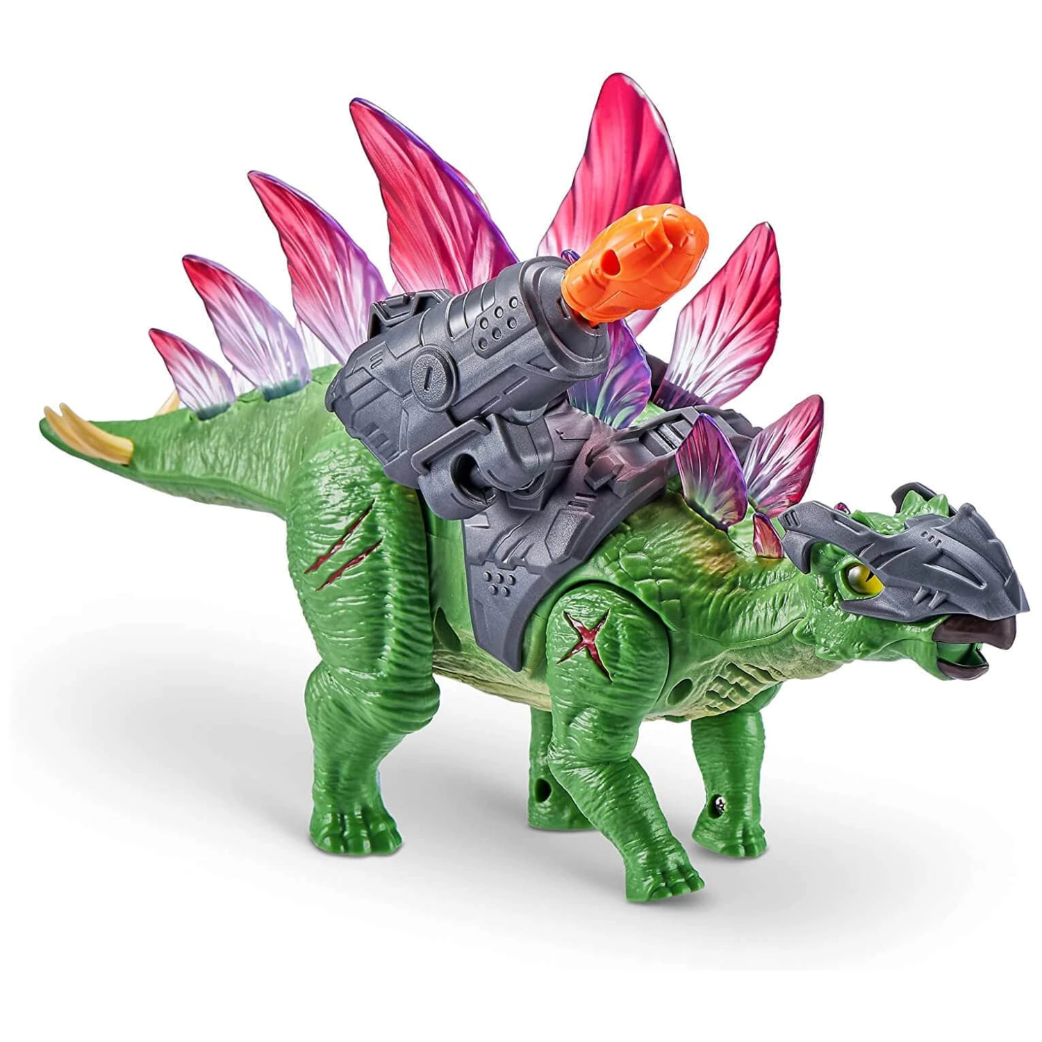 Robo Alive Dino Wars Stegosaurus Light Up Moving Roars 30cm 2 Robo Alive Dino Wars Stegosaurus Light Up Moving Roars 30cm - Image 2