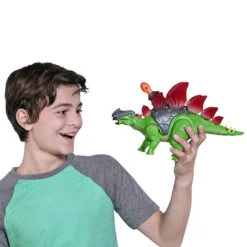 Robo Alive Dino Wars Stegosaurus Light Up Moving Roars 30cm 10 Robo Alive Dino Wars Stegosaurus Light Up Moving Roars 30cm -Toy Promotion Store GRA38422 6460 5 opt