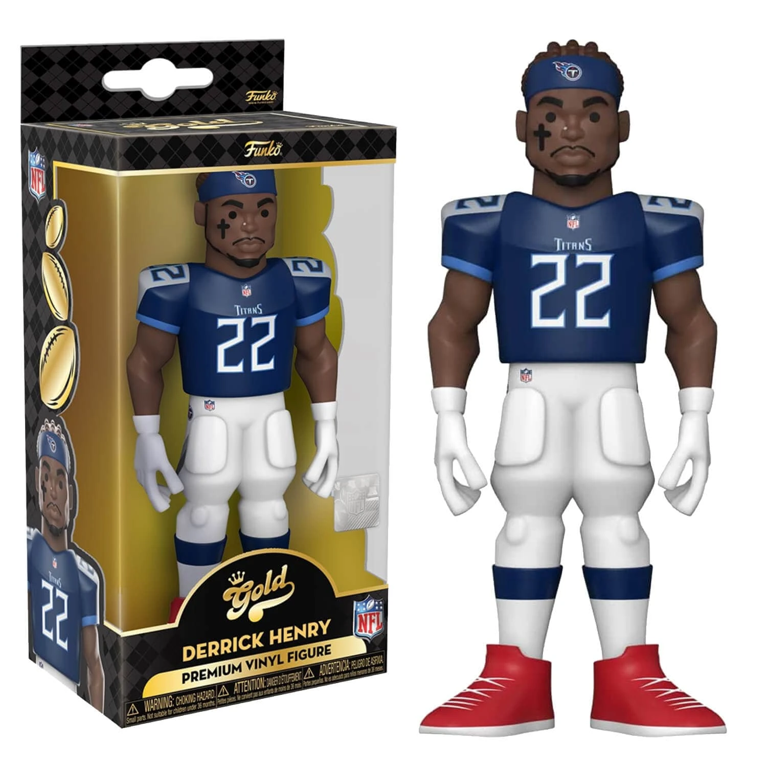 Funko Gold NFL American Football Player Vinyl Figure 13cm 5" 3 Funko Gold NFL American Football Player Vinyl Figure 13cm 5" - Image 3