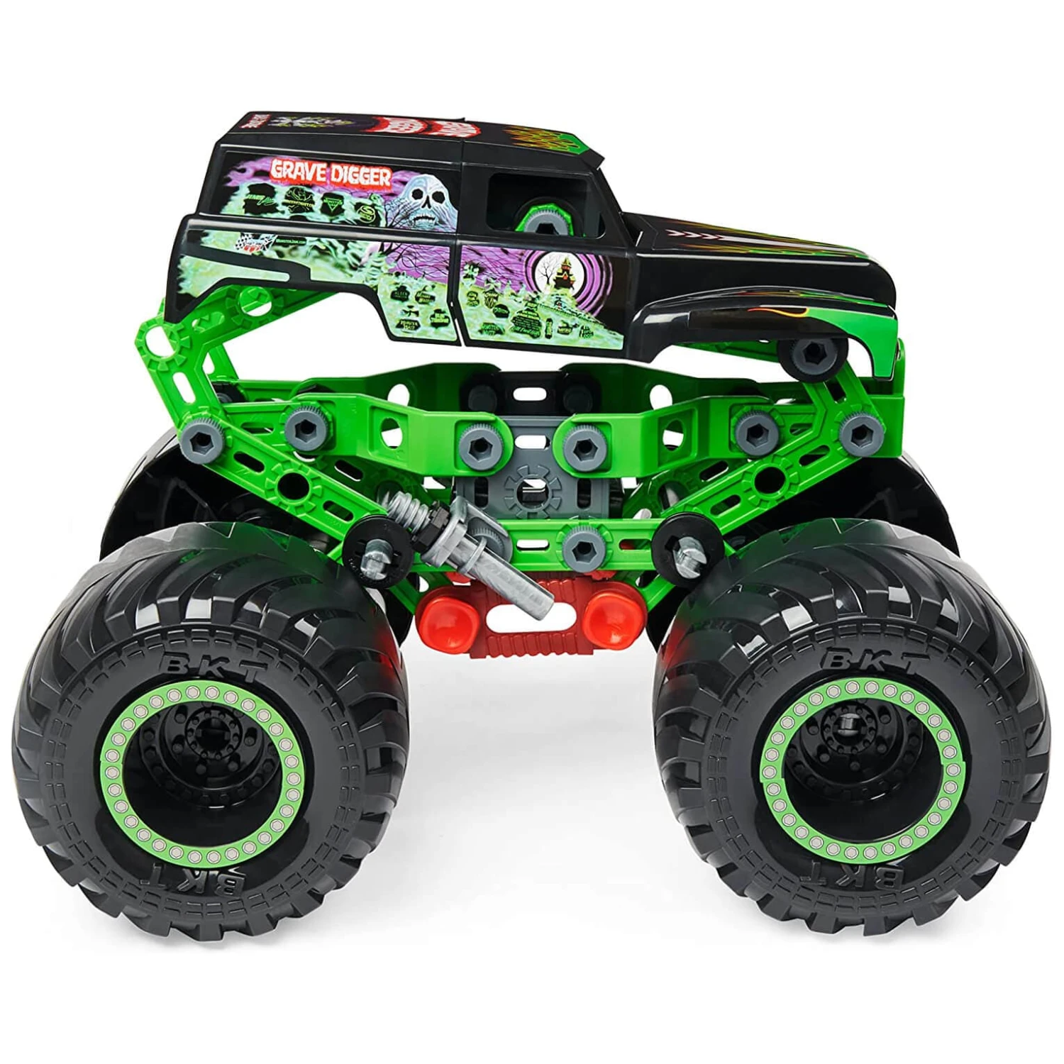 Meccano Junior Grave Digger Monster Truck Building Set 127 Pieces 4 Meccano Junior Grave Digger Monster Truck Building Set 127 Pieces - Image 4
