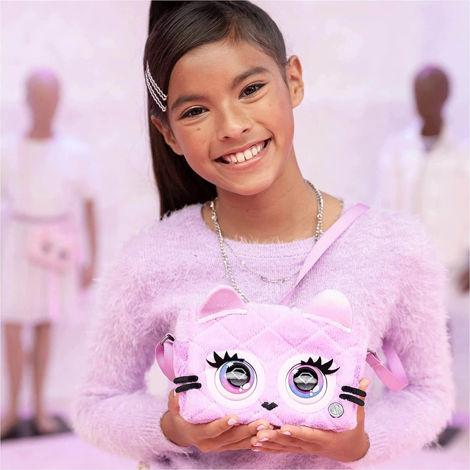 Purse Pets Fluffy Fashion Interactive Handbag 30+ Sounds 20cm 3 Purse Pets Fluffy Fashion Interactive Handbag 30+ Sounds 20cm - Image 3