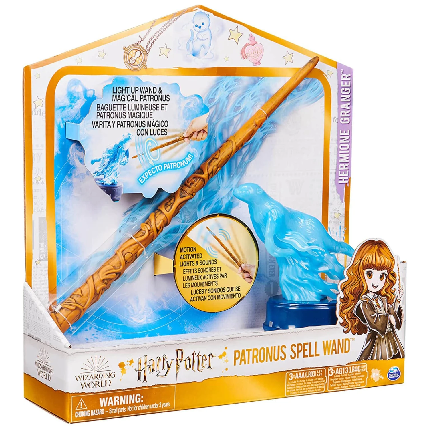 Harry Potter Patronus Spell Wand Light Up Motion Activated 2 Harry Potter Patronus Spell Wand Light Up Motion Activated - Image 2