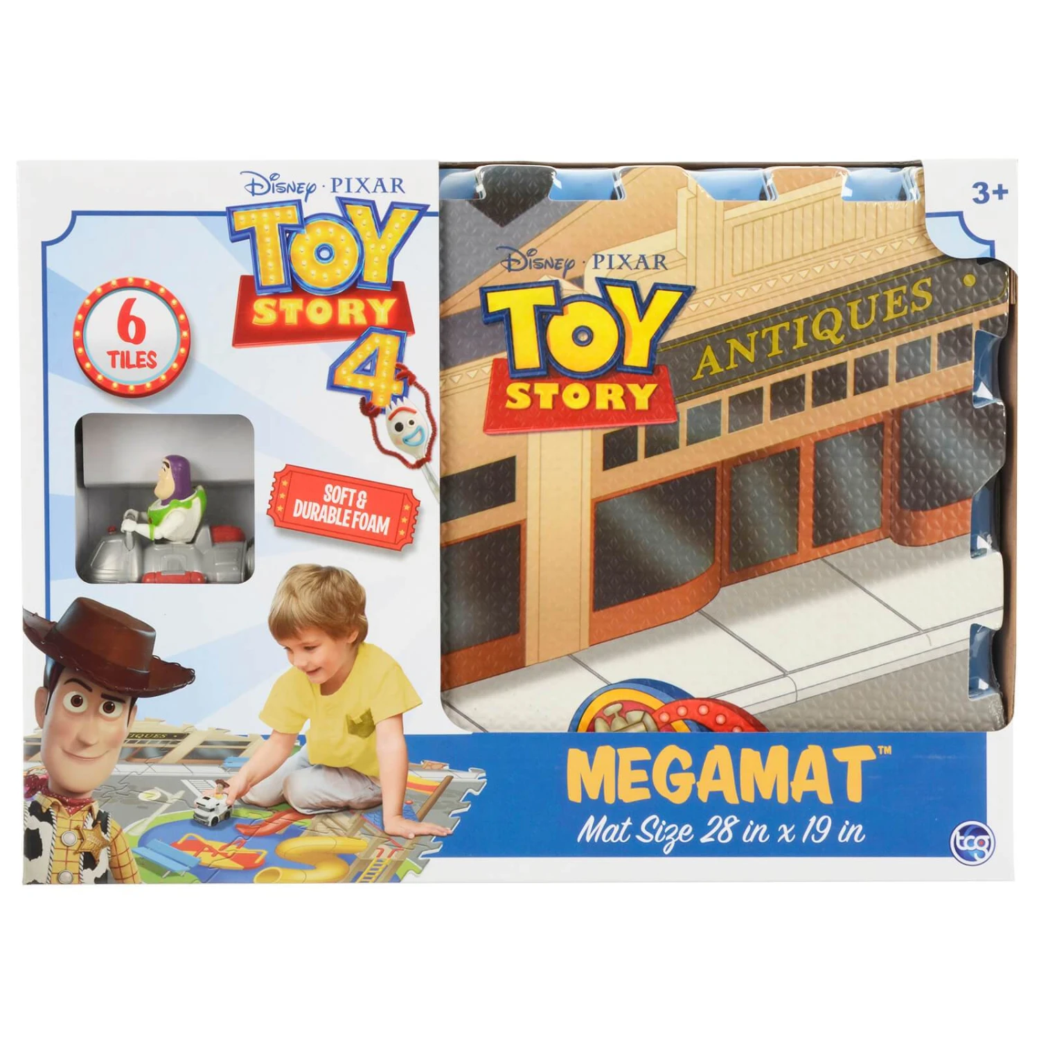 Toy Story Megamat With Vehicle Soft Foam Tiles 28"x19" 1 Toy Story Megamat With Vehicle Soft Foam Tiles 28"x19"