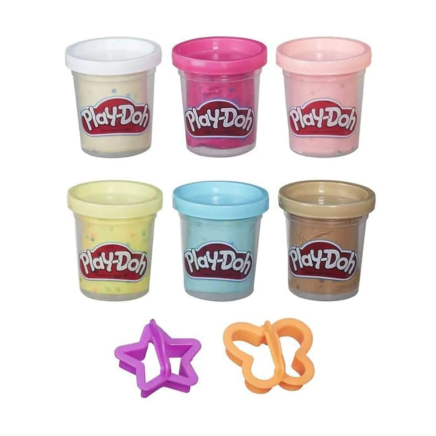Play-Doh Confetti Compound Collection 6 Pots 2 Cutter Shapes 2 Play-Doh Confetti Compound Collection 6 Pots 2 Cutter Shapes - Image 2