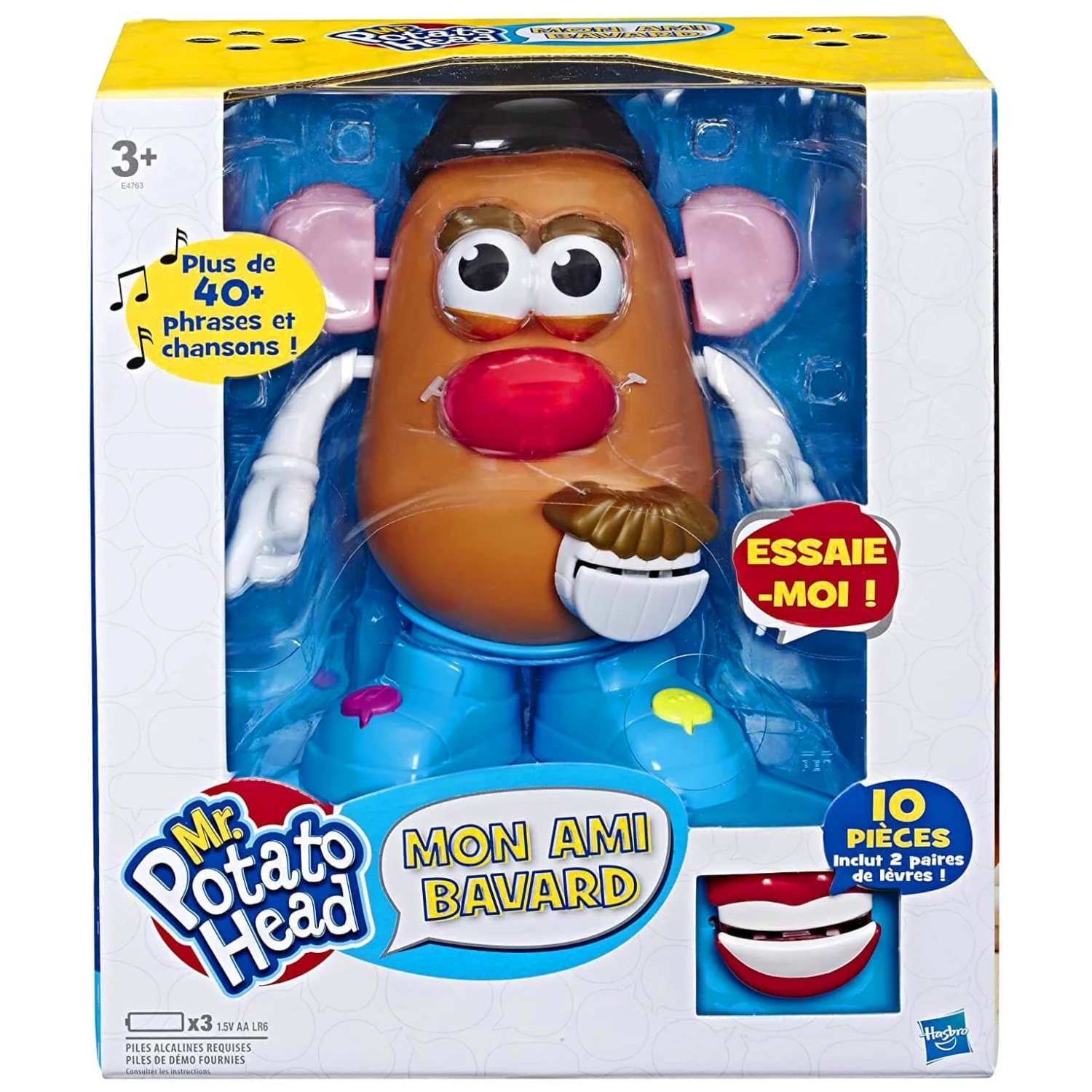 Mr Potato Head Toy Story Talks French Over 40 Phrases Songs 20cm 1 Mr Potato Head Toy Story Talks French Over 40 Phrases Songs 20cm