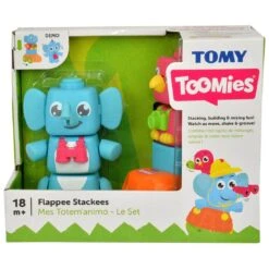 Tomy Toomies Flappee Stackees Build Mix Playset 18m+