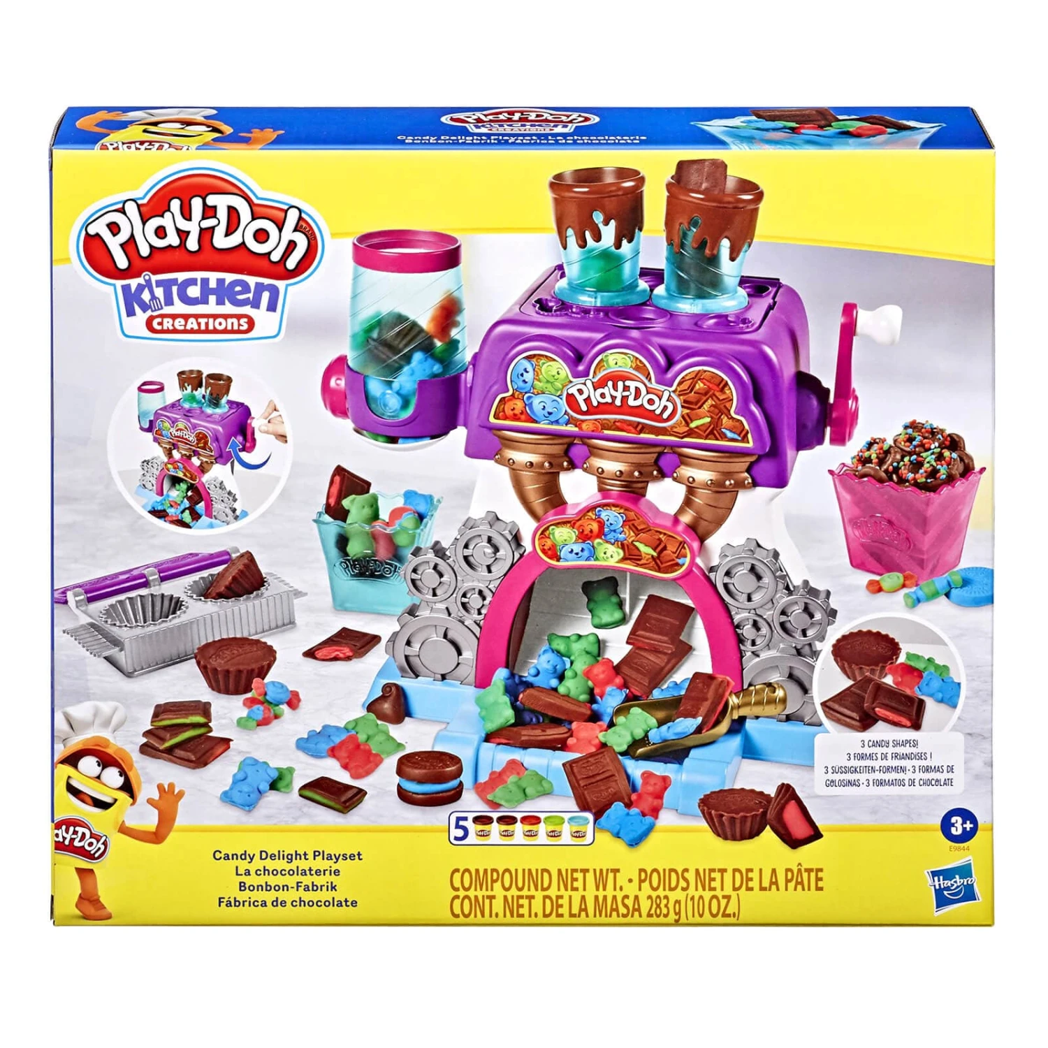 Play-Doh Candy Delight Playset Interactive Sweet Maker 13 Piece 1 Play-Doh Candy Delight Playset Interactive Sweet Maker 13 Piece