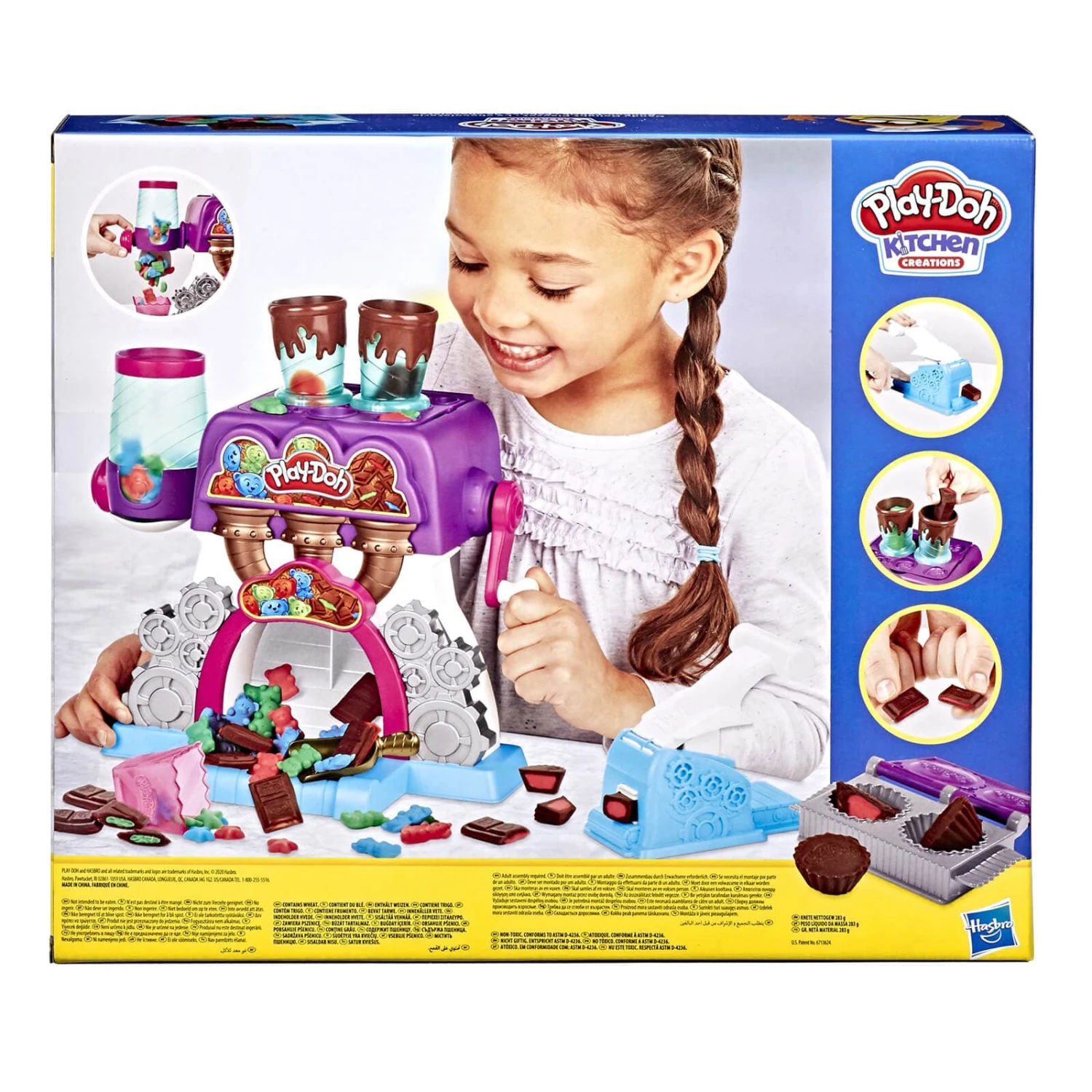 Play-Doh Candy Delight Playset Interactive Sweet Maker 13 Piece 5 Play-Doh Candy Delight Playset Interactive Sweet Maker 13 Piece - Image 5