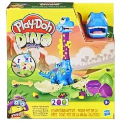 Play-Doh Dino Crew Growin Tall Bronto Dinosaur Playset 2 Tubs