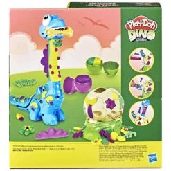 Play-Doh Dino Crew Growin Tall Bronto Dinosaur Playset 2 Tubs -Toy Promotion Store GRAF1503 6421 5L00 3 opt