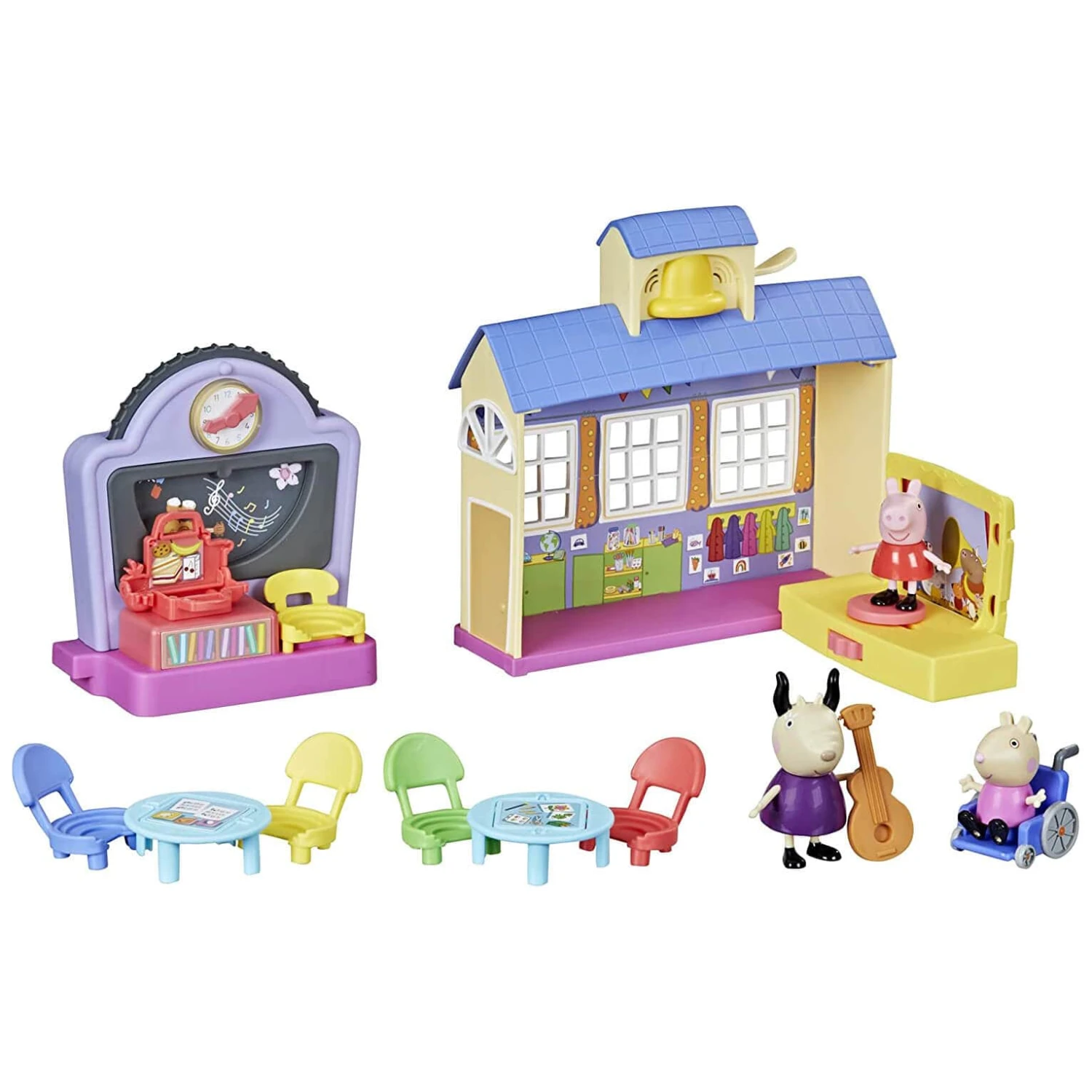 Peppa Pig Peppa's School Playgroup Interactive Playset 15 Pieces 2 Peppa Pig Peppa's School Playgroup Interactive Playset 15 Pieces - Image 2