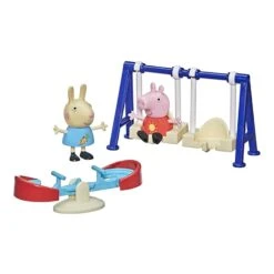 Peppa Pig Outside Fun Playground Playset Swings Seesaw 2 Figures -Toy Promotion Store GRAF2217 6356 5X01 4 opt