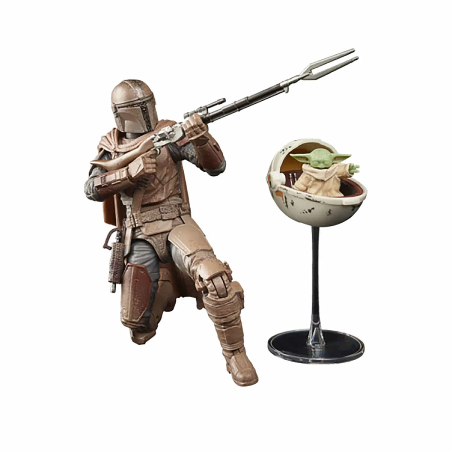 Star Wars Black Series The Mandalorian & Grogu Figure Set 15cm 2 Star Wars Black Series The Mandalorian & Grogu Figure Set 15cm - Image 2