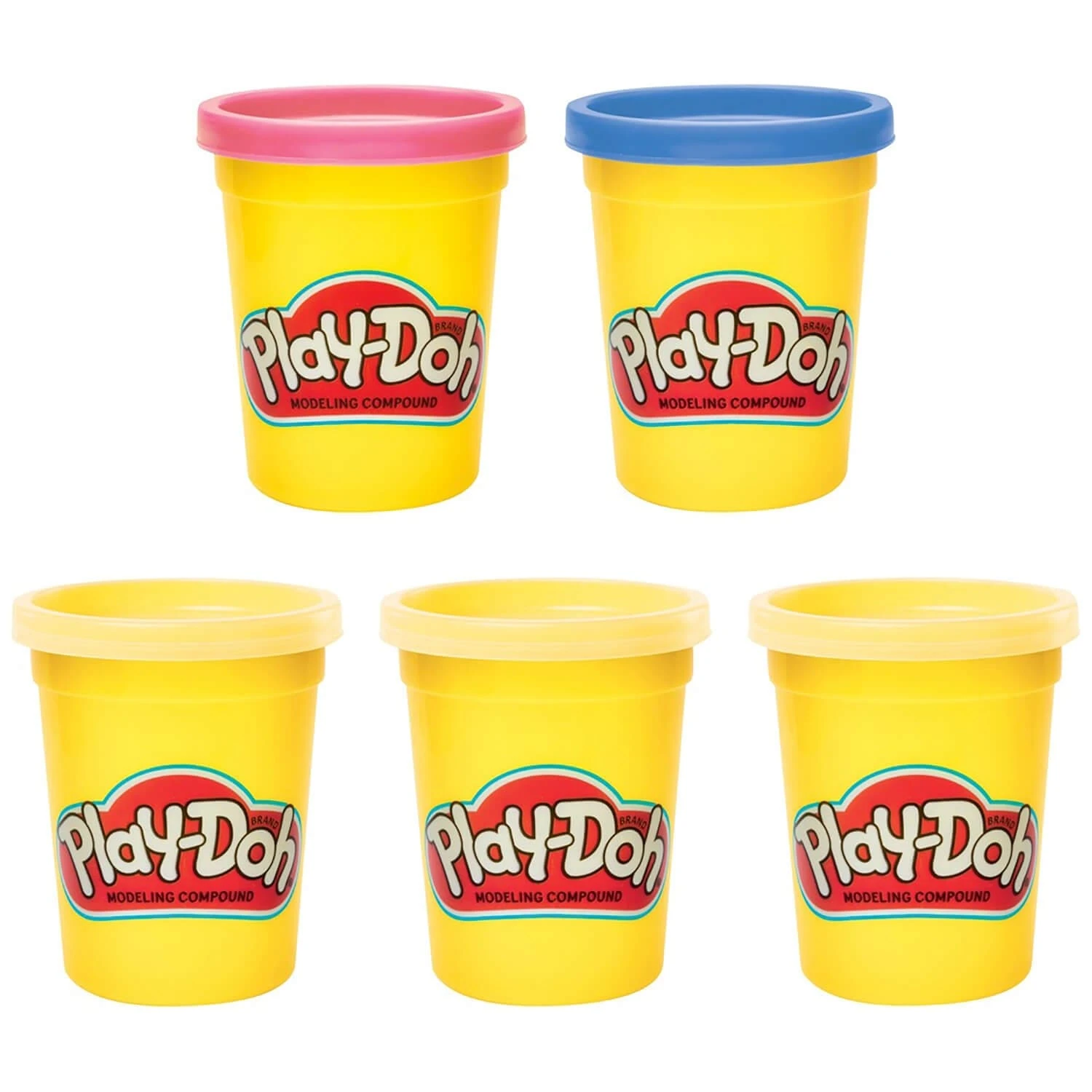 Play-Doh Colour Me Happy Compound 5 Tubs Emojis Dough 2 Play-Doh Colour Me Happy Compound 5 Tubs Emojis Dough - Image 2