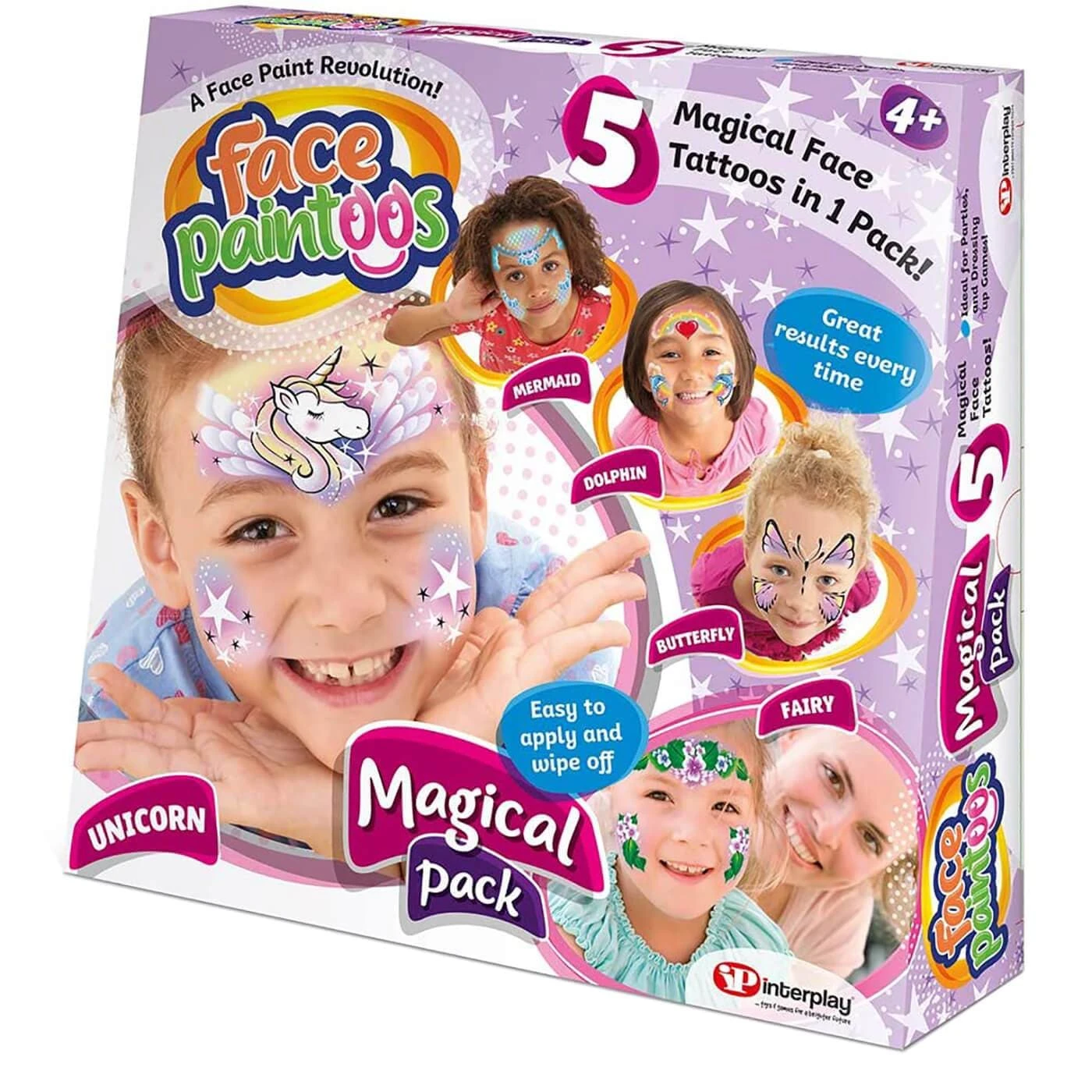 Face Paintoos Pack 5 Tattoos Designs Fancy Dress Fun Art 5 Face Paintoos Pack 5 Tattoos Designs Fancy Dress Fun Art - Image 5
