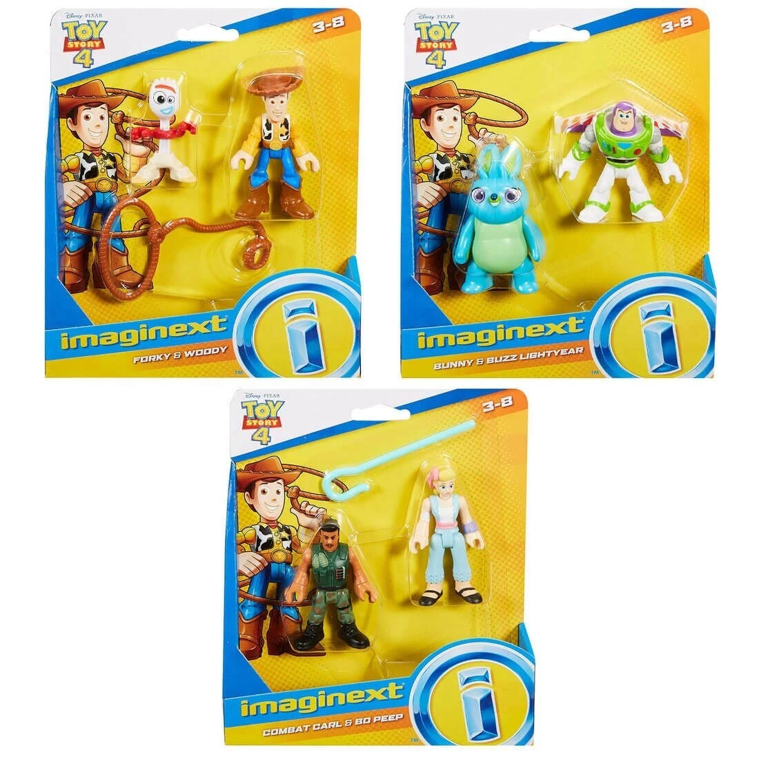 Toy Story 4 Imaginext Action Figure Pack 2 Posable Characters 1 Toy Story 4 Imaginext Action Figure Pack 2 Posable Characters