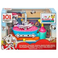 Disney 101 Dalmatian Street Brush & Bubble Playset Dolly Dog Figure