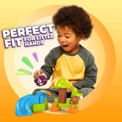 Mega Bloks Peek-a-Blocks Animal Slide Building Set 14 Pieces -Toy Promotion Store GRAGKX66 6419 B A 4 opt