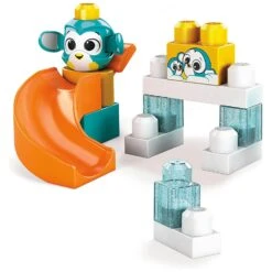 Mega Bloks Peek-a-Blocks Animal Slide Building Set 14 Pieces -Toy Promotion Store GRAGKX66 6419 B B 2 opt
