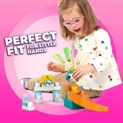 Mega Bloks Peek-a-Blocks Animal Slide Building Set 14 Pieces -Toy Promotion Store GRAGKX66 6419 B B 3 opt