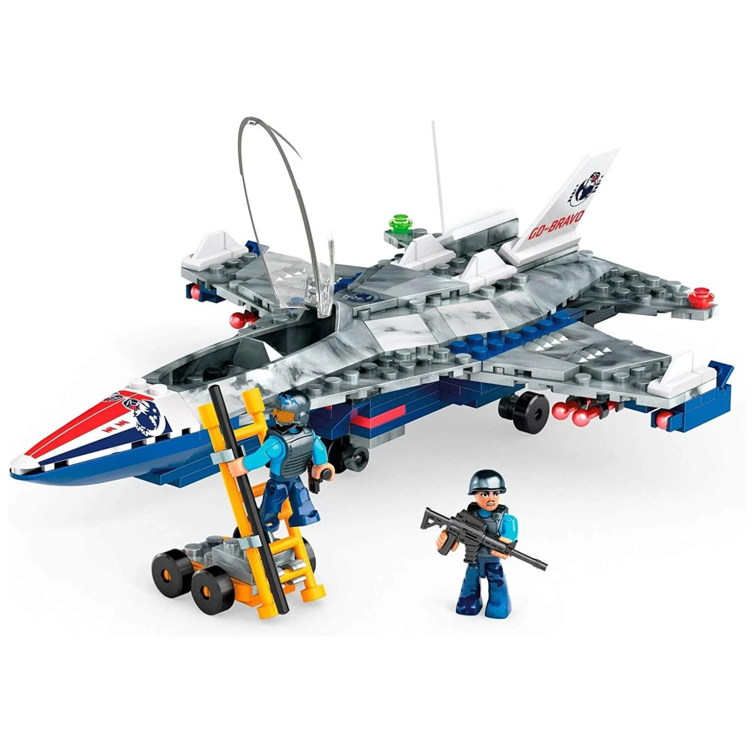 Mega Construx Fighter Jet Building Set Plane 221 Pieces Age 6+ 2 Mega Construx Fighter Jet Building Set Plane 221 Pieces Age 6+ - Image 2