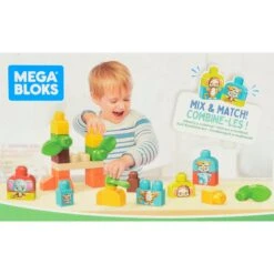 Mega Bloks Safari Friends Building Set Plant Based Blocks 30pc -Toy Promotion Store GRAGPT75 5983 9633 3 opt