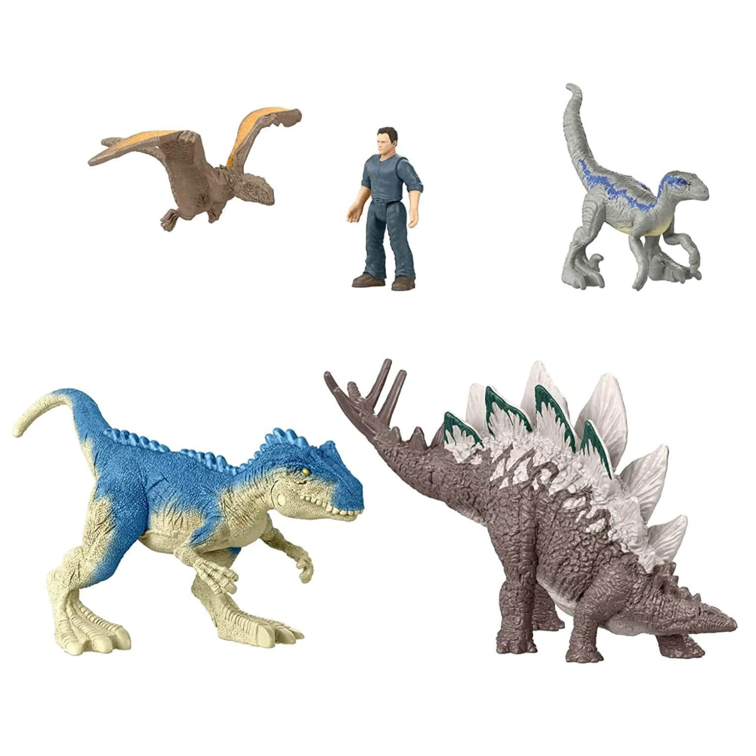 Jurassic World Minis Pack Of 5 Dinosaur Theme Action Figures 5 Jurassic World Minis Pack Of 5 Dinosaur Theme Action Figures - Image 5