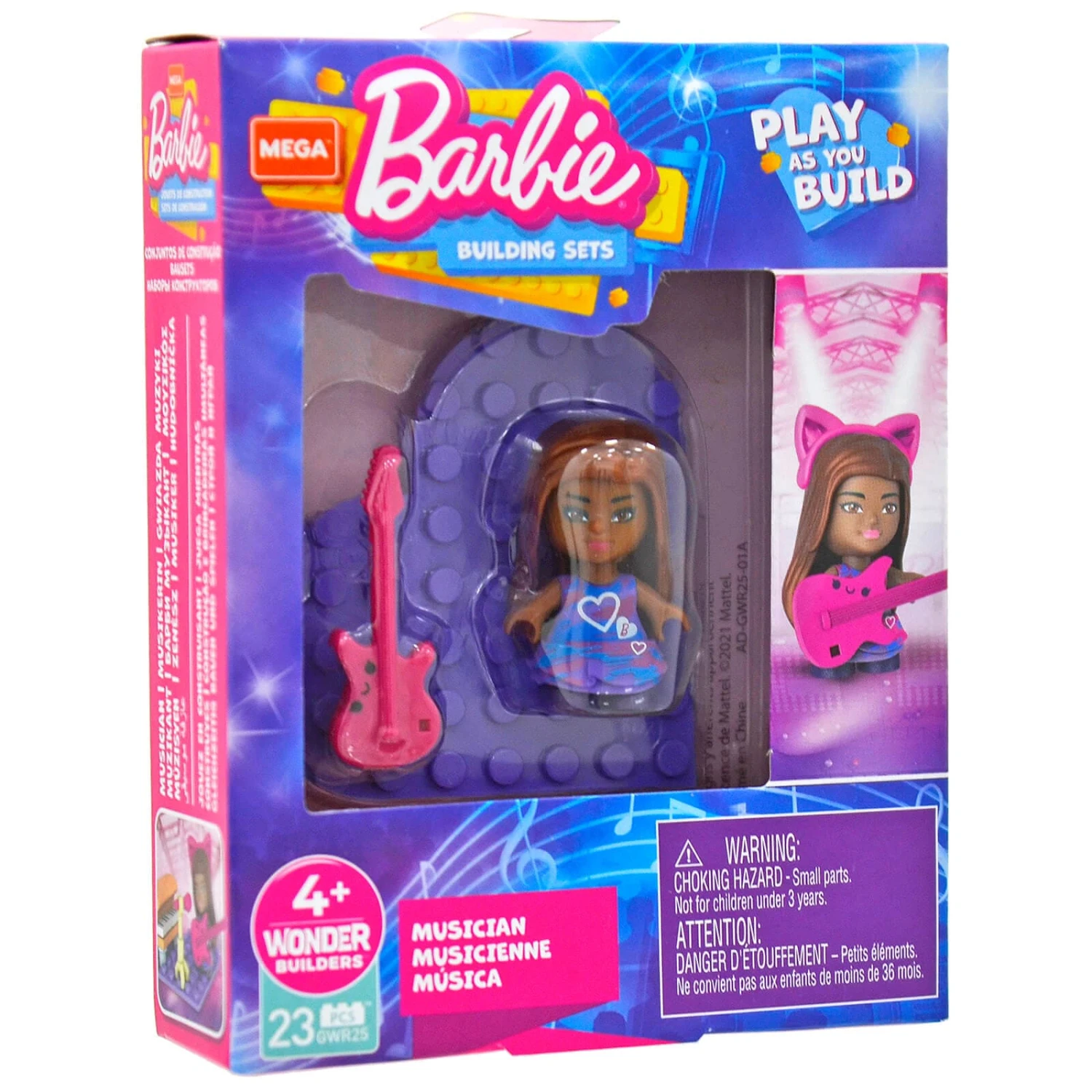 Barbie Mega Construx Micro Doll Building Set Heart Base 6 Barbie Mega Construx Micro Doll Building Set Heart Base - Image 6