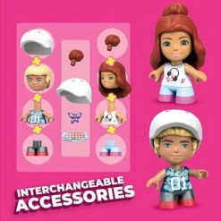 Barbie Mega Construx Building Set 2 Micro Dolls Over 70 Pieces 10 Barbie Mega Construx Building Set 2 Micro Dolls Over 70 Pieces -Toy Promotion Store GRAGWR31 6191 963A A 3 opt