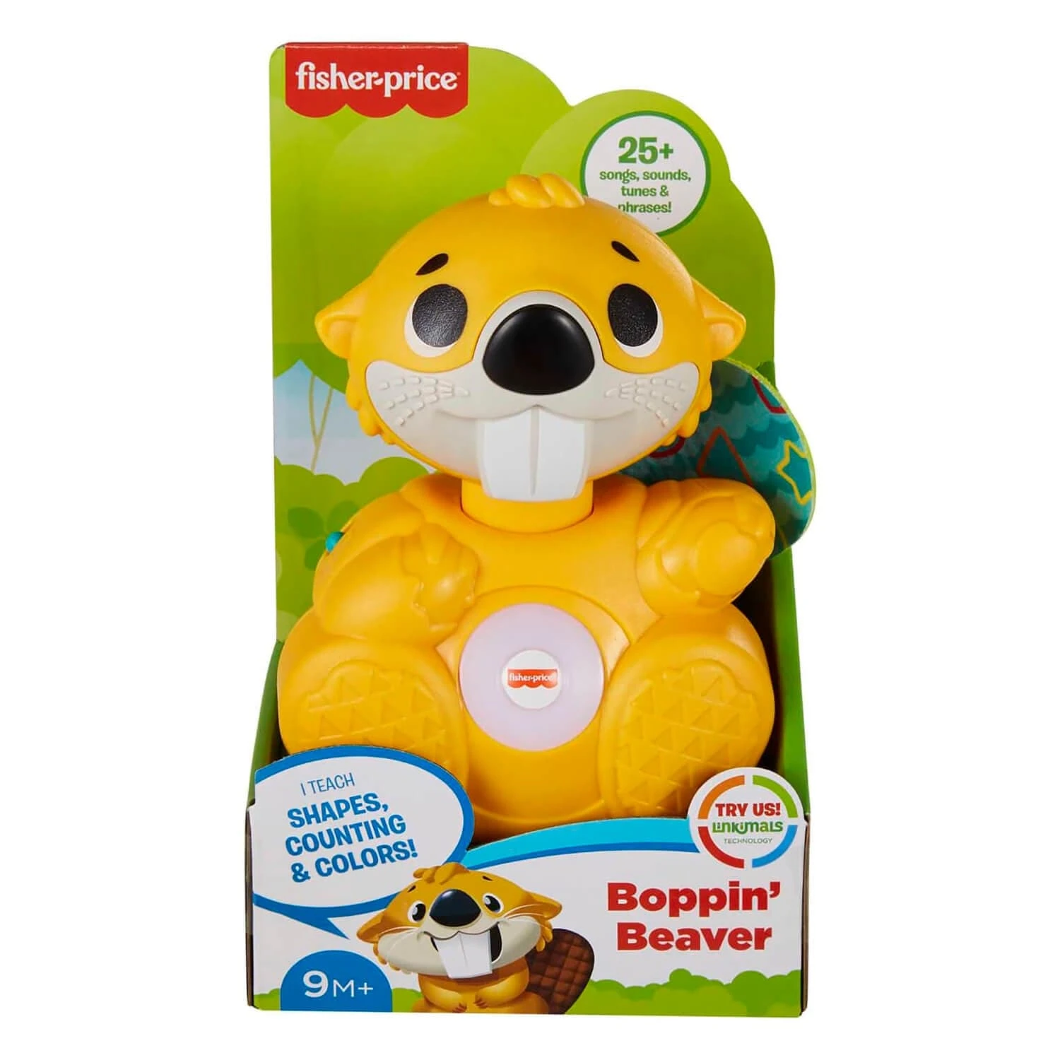Fisher Price Boppin Beaver Interactive Toy 25+ Sounds Phrases 1 Fisher Price Boppin Beaver Interactive Toy 25+ Sounds Phrases