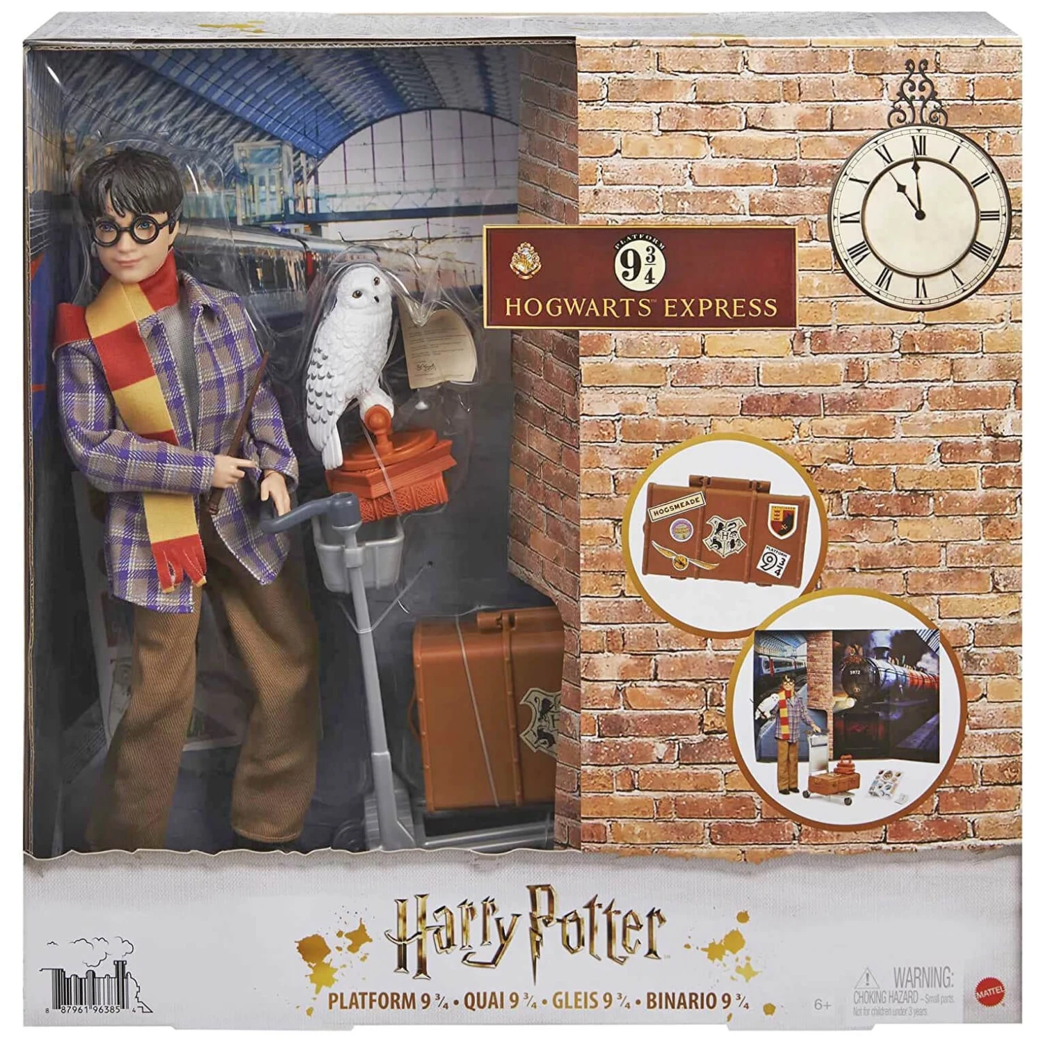Harry Potter Hogwarts Express Platform Playset Doll Owl Luggage 1 Harry Potter Hogwarts Express Platform Playset Doll Owl Luggage