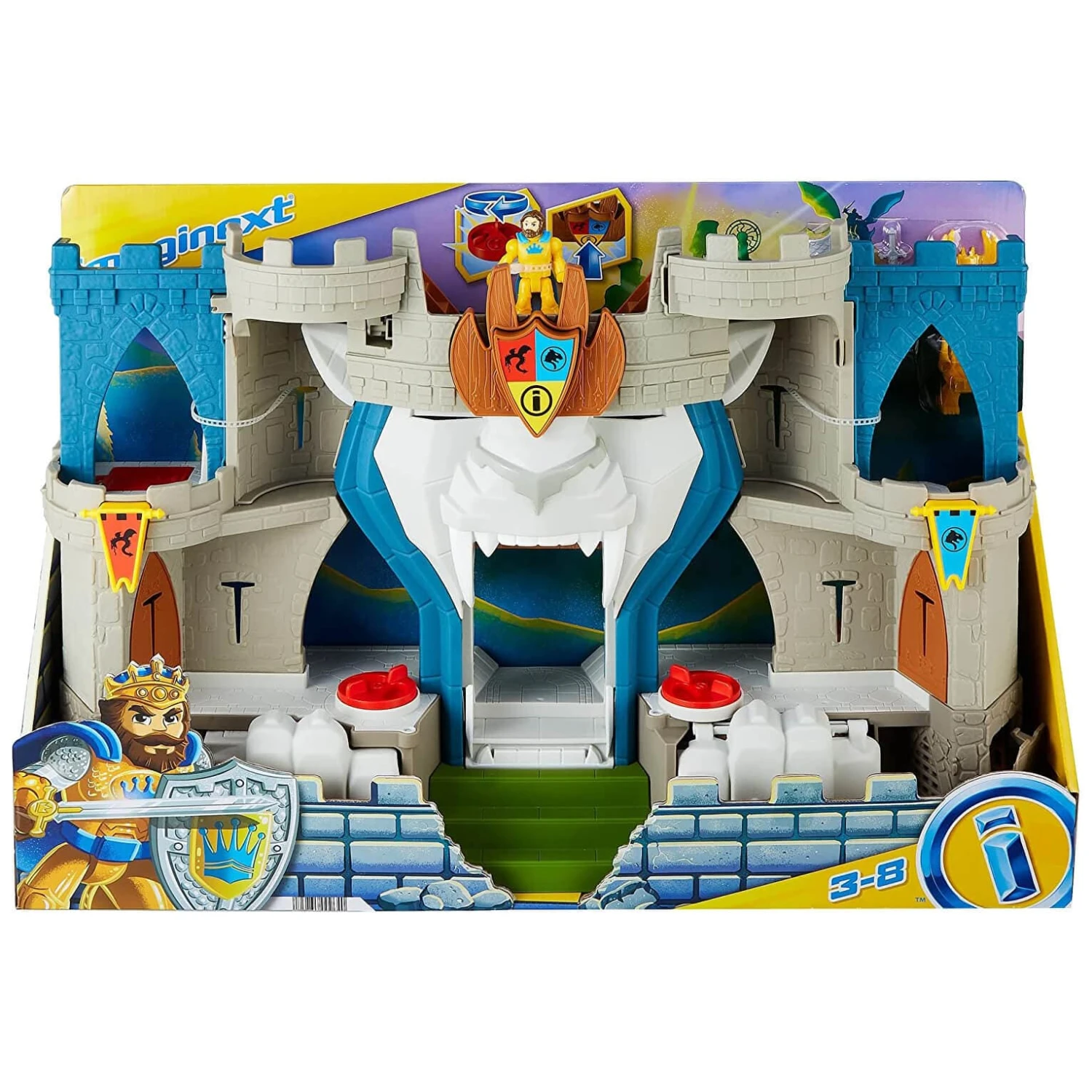 Imaginext The Lion's Kingdom Castle Medieval Battle Playset 1 Imaginext The Lion's Kingdom Castle Medieval Battle Playset