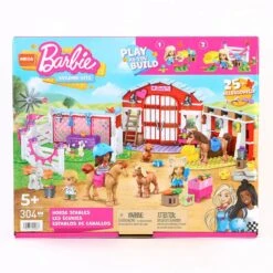 Barbie Horse Stables Mega Construx Building Set 304 Pieces