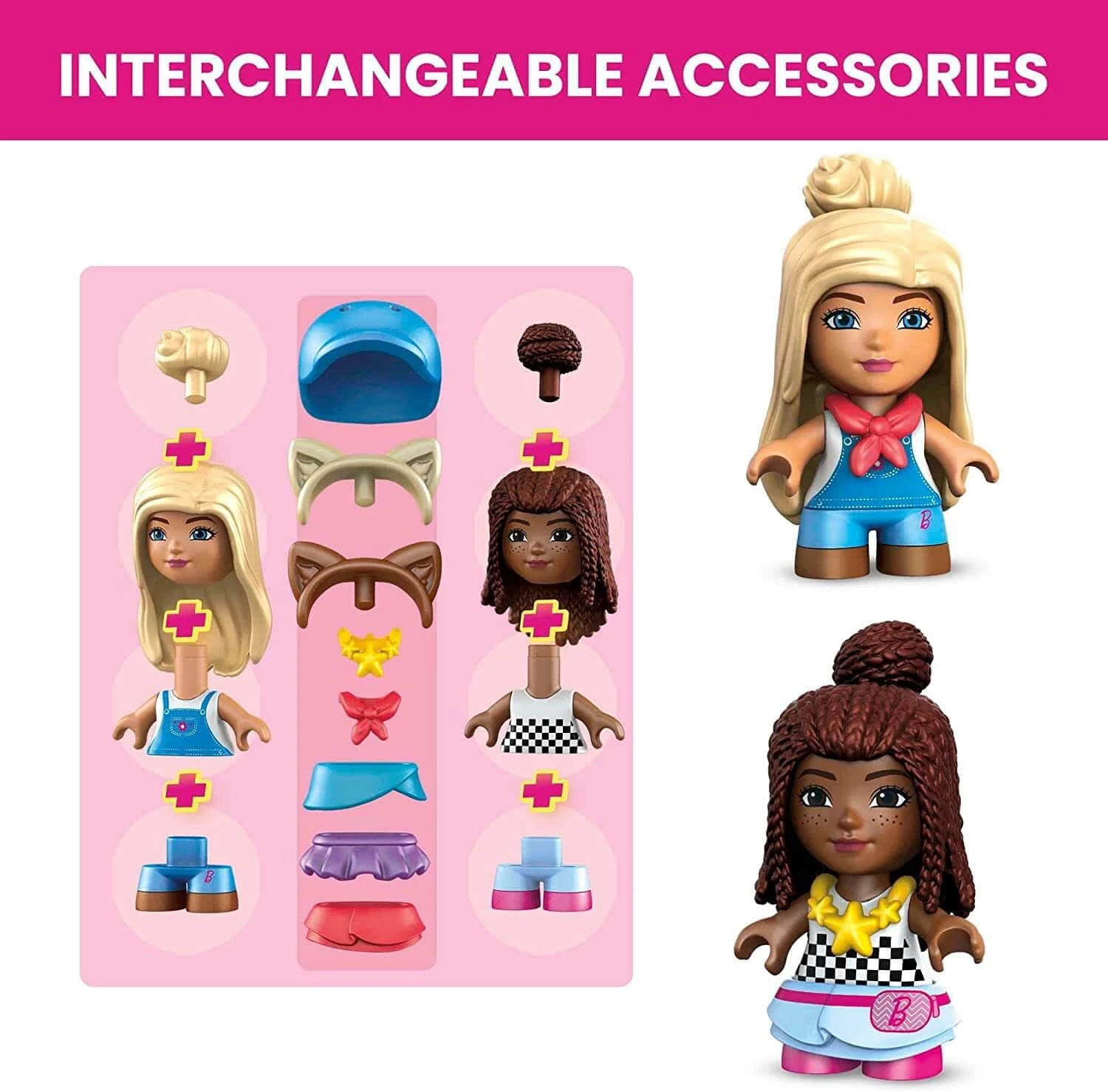 Barbie Horse Stables Mega Construx Building Set 304 Pieces 3 Barbie Horse Stables Mega Construx Building Set 304 Pieces - Image 3