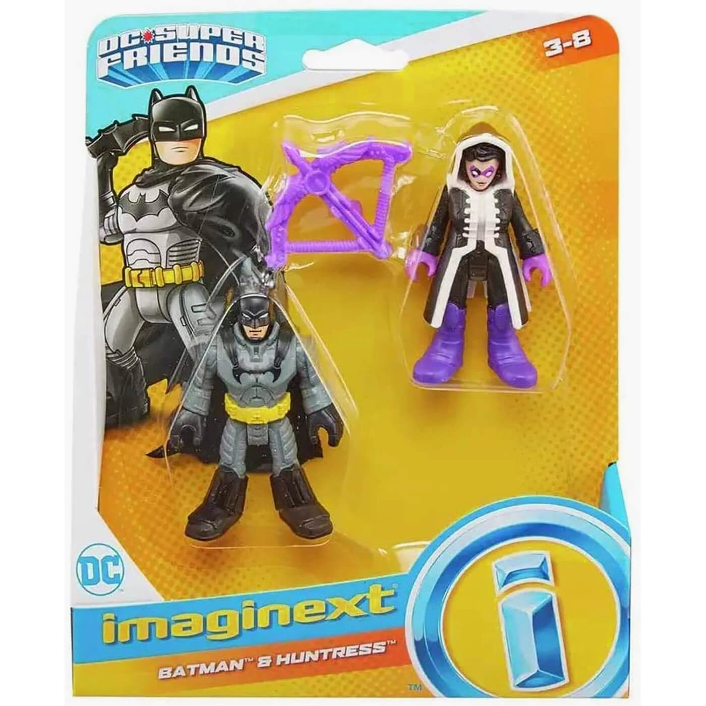 Fisher Price Imaginext DC Super Friends Action Figure Twin Pack 7cm 2 Fisher Price Imaginext DC Super Friends Action Figure Twin Pack 7cm - Image 2