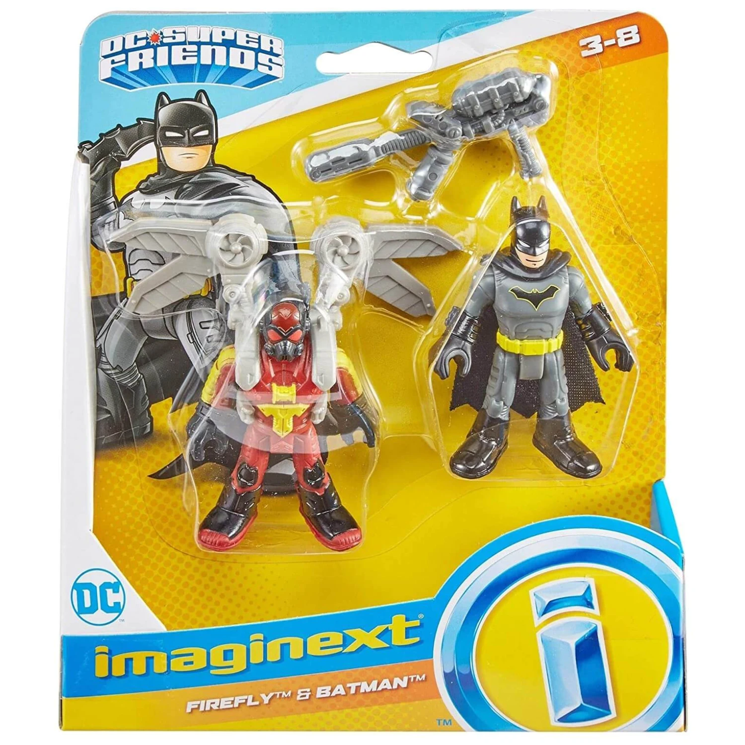 Fisher Price Imaginext DC Super Friends Action Figure Twin Pack 7cm 3 Fisher Price Imaginext DC Super Friends Action Figure Twin Pack 7cm - Image 3