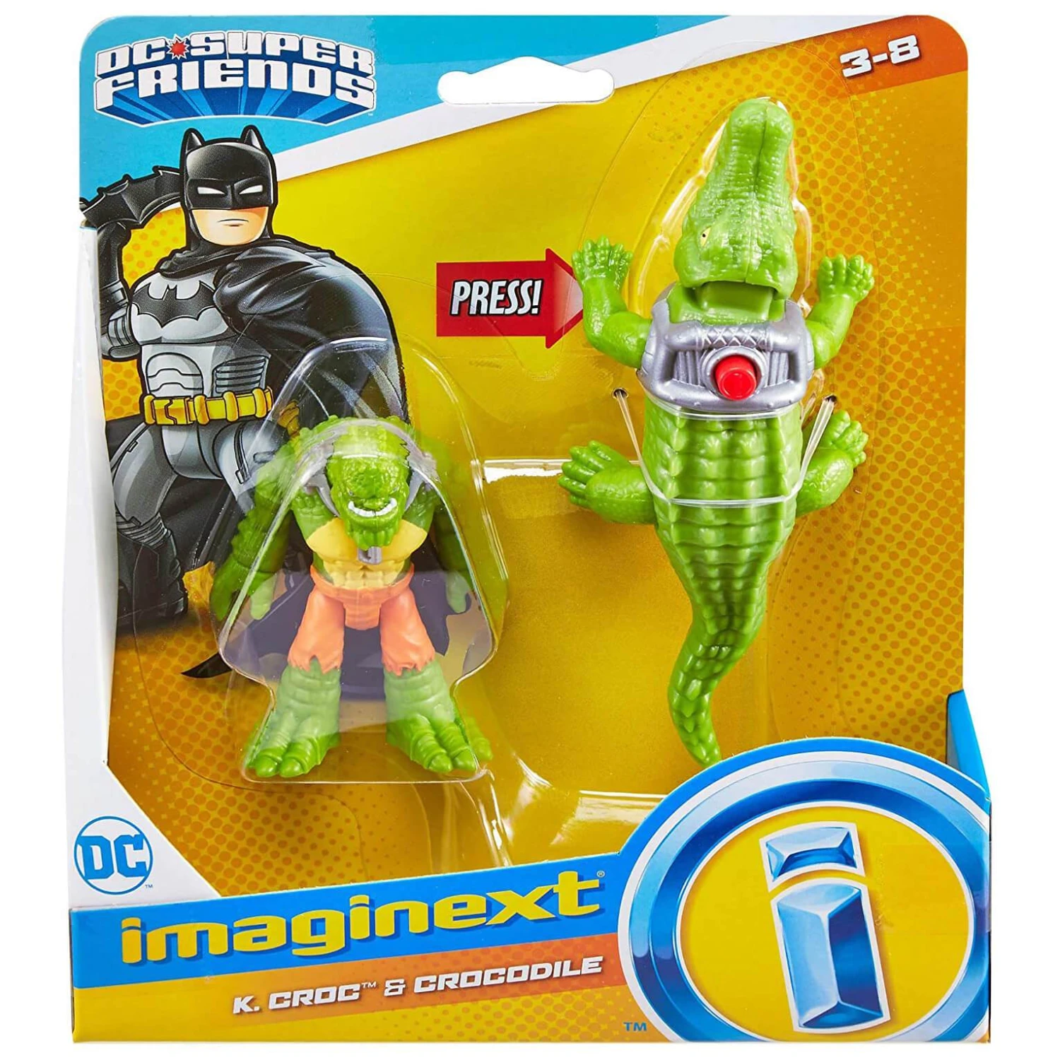 Fisher Price Imaginext DC Super Friends Action Figure Twin Pack 7cm 4 Fisher Price Imaginext DC Super Friends Action Figure Twin Pack 7cm - Image 4