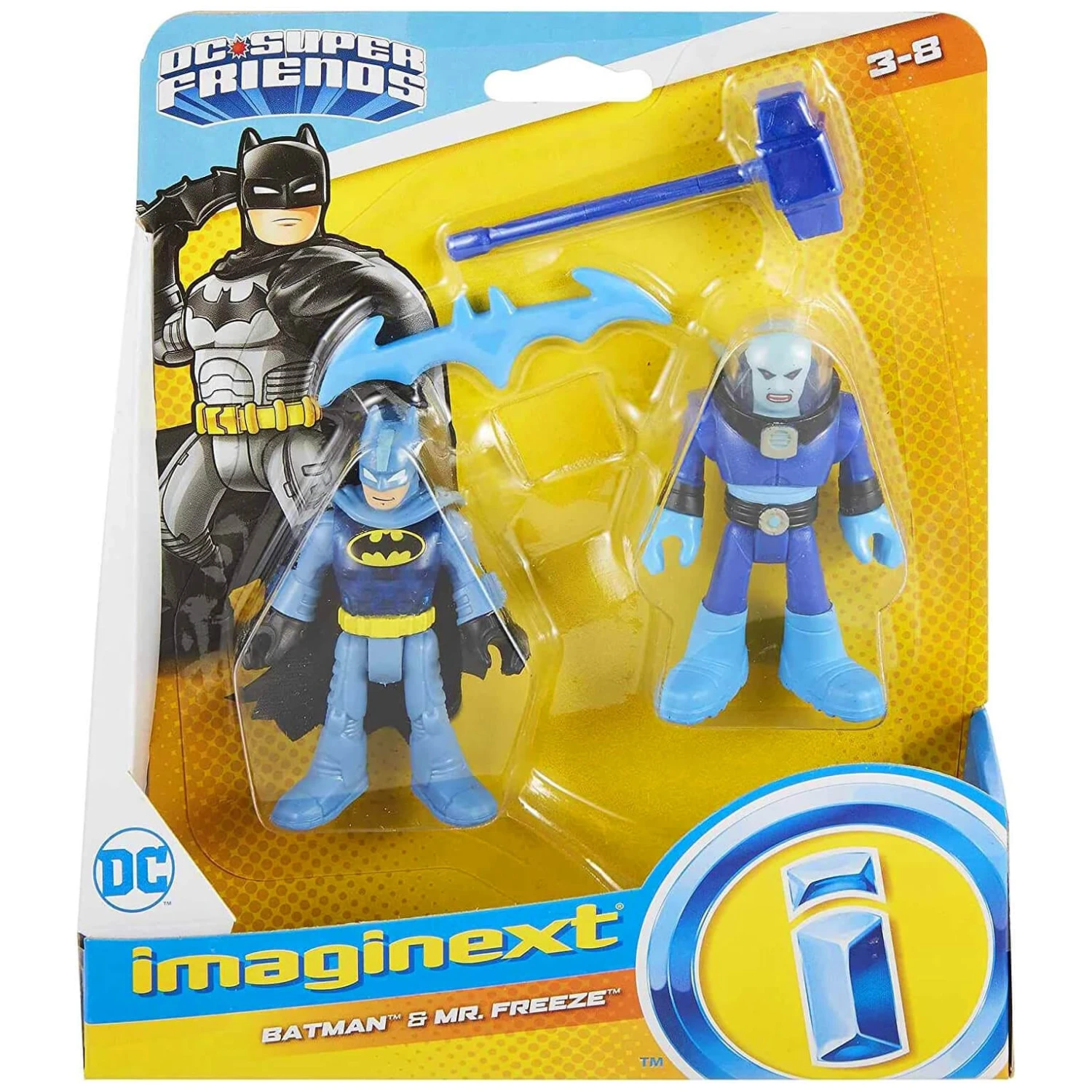 Fisher Price Imaginext DC Super Friends Action Figure Twin Pack 7cm 9 Fisher Price Imaginext DC Super Friends Action Figure Twin Pack 7cm - Image 9