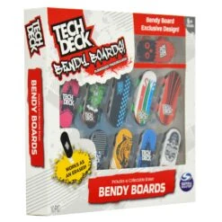 SPIN MASTER Pack Of 10 Tech Deck Bendy Boards Finger Skateboard Eraser -Toy Promotion Store GRATD2332CT UK 6301 3 opt