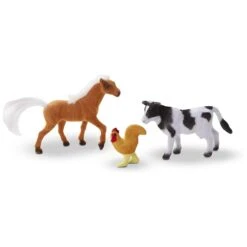 Melissa & Doug Farm Friends 10 Animals Set In Wooden Tray Barn -Toy Promotion Store HEA10594 4 opt