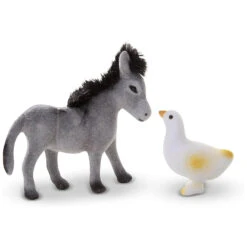 Melissa & Doug Farm Friends 10 Animals Set In Wooden Tray Barn -Toy Promotion Store HEA10594 5 opt