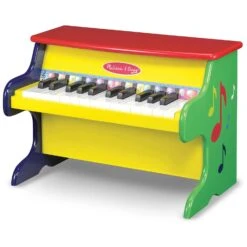 Melissa & Doug Learn To Play Piano Toy 25 Keys Solid Wood 40cm