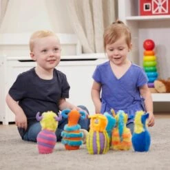 Melissa & Doug Plush Monster 6 Pin Bowling Game With Storage Bag -Toy Promotion Store HEA12210 3 opt