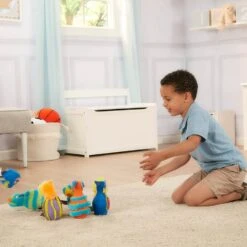 Melissa & Doug Plush Monster 6 Pin Bowling Game With Storage Bag -Toy Promotion Store HEA12210 6 opt